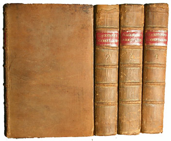 Blackstone, William - Commentaries on the Laws of England. The Fourth [sic] Edition. Eller 6