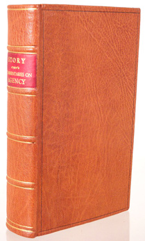 Story, Joseph - Commentaries on the Law of Agency, as a Branch of Commercial and Maritime Jurisprudence, with Occasional Illustrations from the Civil and Foreign Law. Cohen 1628