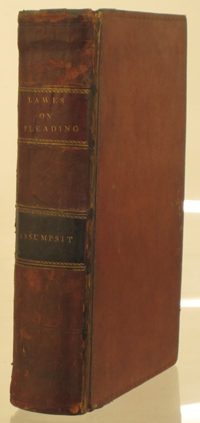 Lawes, Edward - A Practical Treatise on Pleading, in Assumpsit. With the Addition of the Decisions of the American Courts by Joseph Story. Cohen 9246